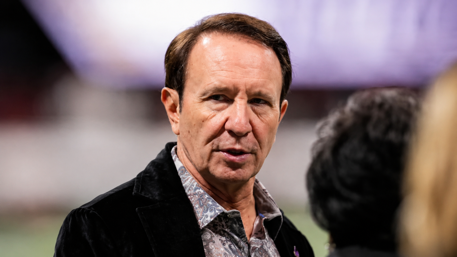 Jeff Landry speaking during his visit to Greenland amid growing political tensions over US-Greenland relations.