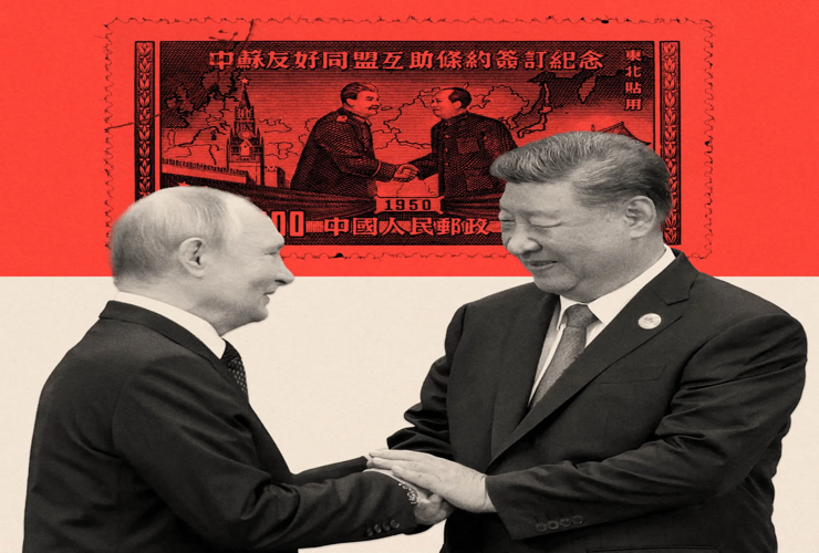 Xi Jinping and Vladimir Putin meeting
