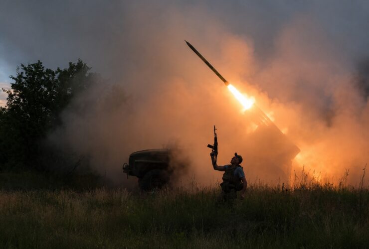 Russian Troop Build-Up Threatens Key Ukrainian City as fighting escalates around Kostyantynivka in eastern Ukraine.
