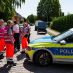 Police respond after the Germany Shooting at a mother and child welfare centre in Stade.