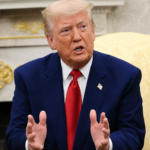 President Donald Trump announces a 50% tariff on Canadian imports as Canada responds with trade talks and considers further action.